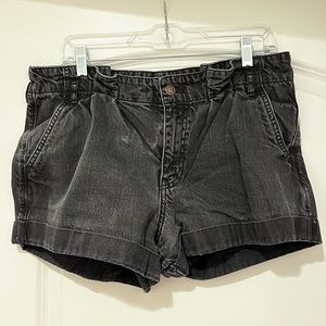 Black Hollister Jean Shorts